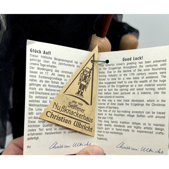 Christian Ulbricht Wicked Witch Nutcracker Ltd Ed 853/5000 German Halloween Oz - Picture 11 of 14